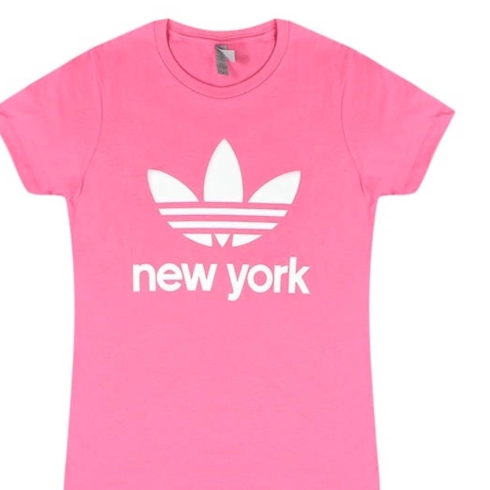 💖🤩PINK ADIDAS TEE